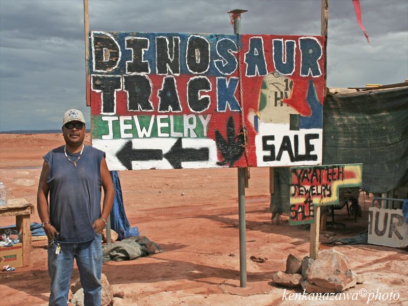 ダイナソアートラック
恐竜の足跡
