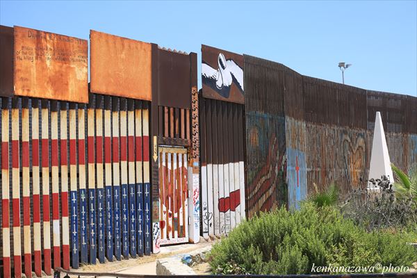 アメリカとメキシコの国境　不法移民