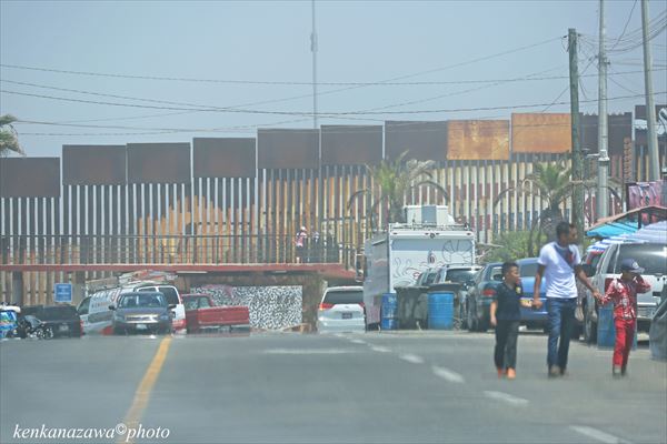 アメリカとメキシコの国境　不法移民
